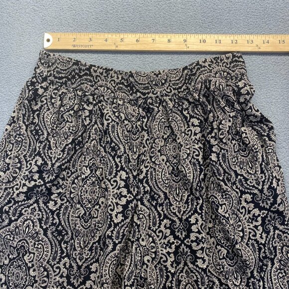 NIPON STUDIO Pants Women's Size 10,Floral Print 90s Vtg,Pockets,Pull On - Picture 4 of 9